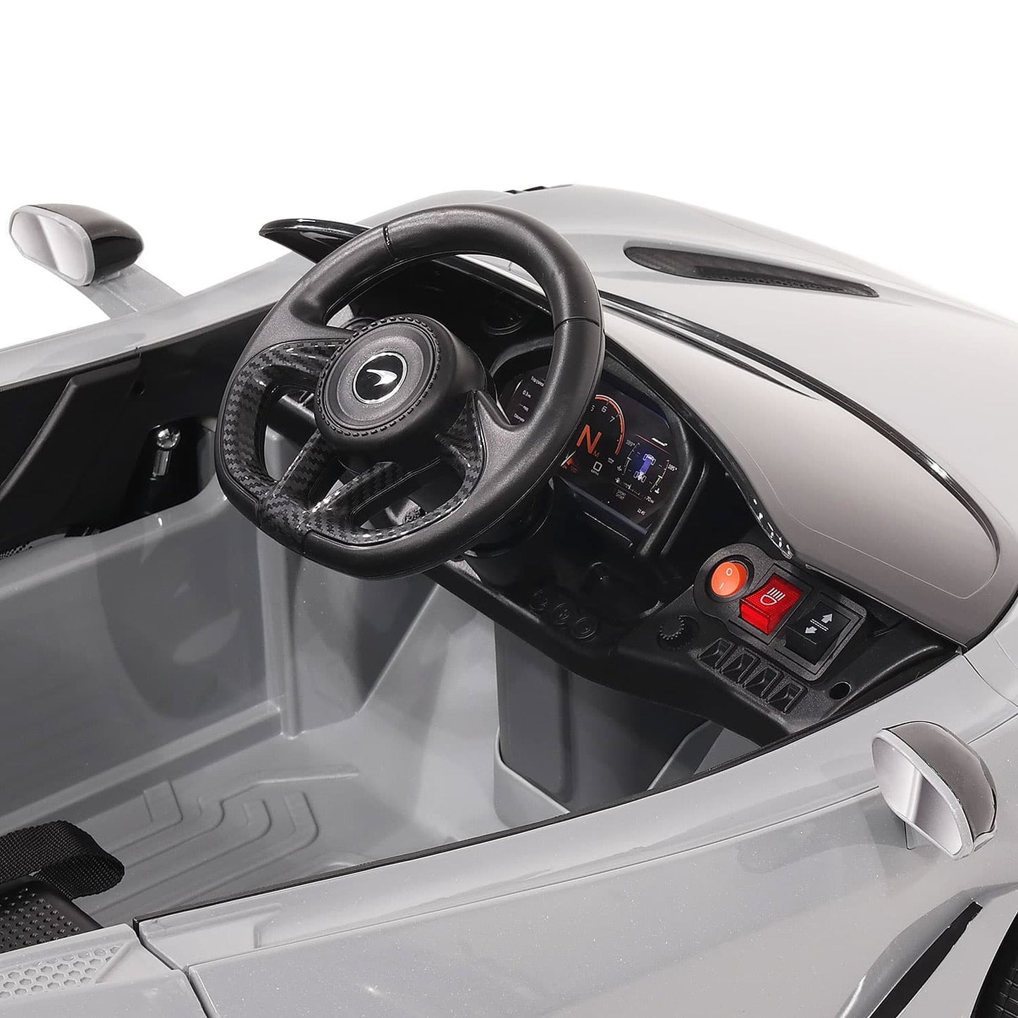 McLaren 765LT 12V Kids Ride-On Car with R/C Parental Remote | Black